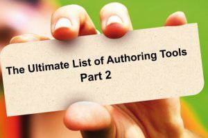 List of eLearning Authoring Tools: Part 2