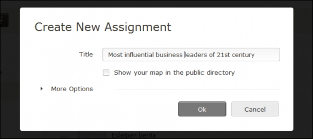 Online assignments