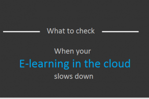 eLearning In The Cloud And Slow Internet: Who’S To Blame?