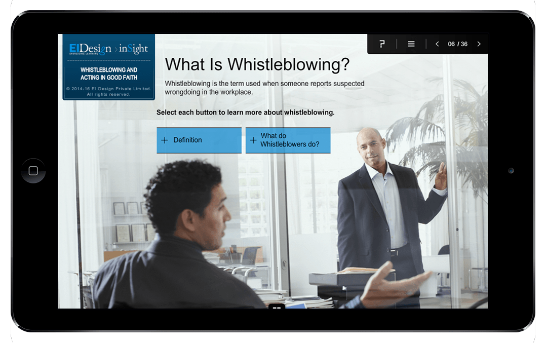 EI Design Mobile Learning Strategy Compliance